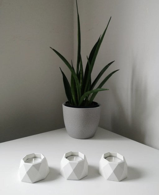 Geometric Tealight/Mini Pot