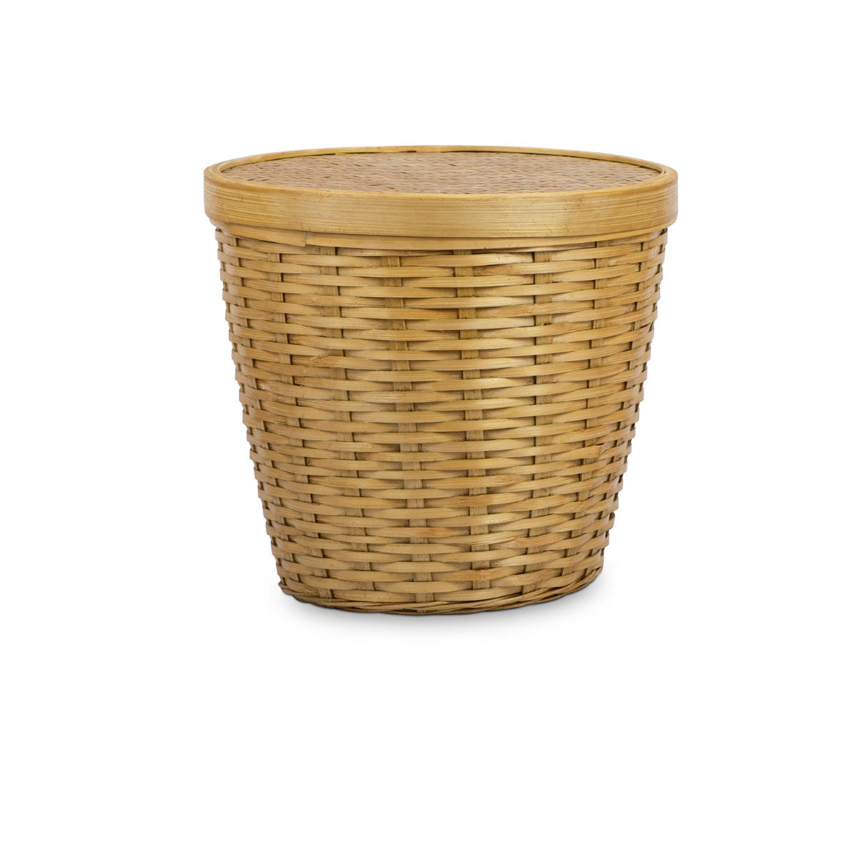 Bamboo Handmade Multipurpose Box Conical (Set Of 3)