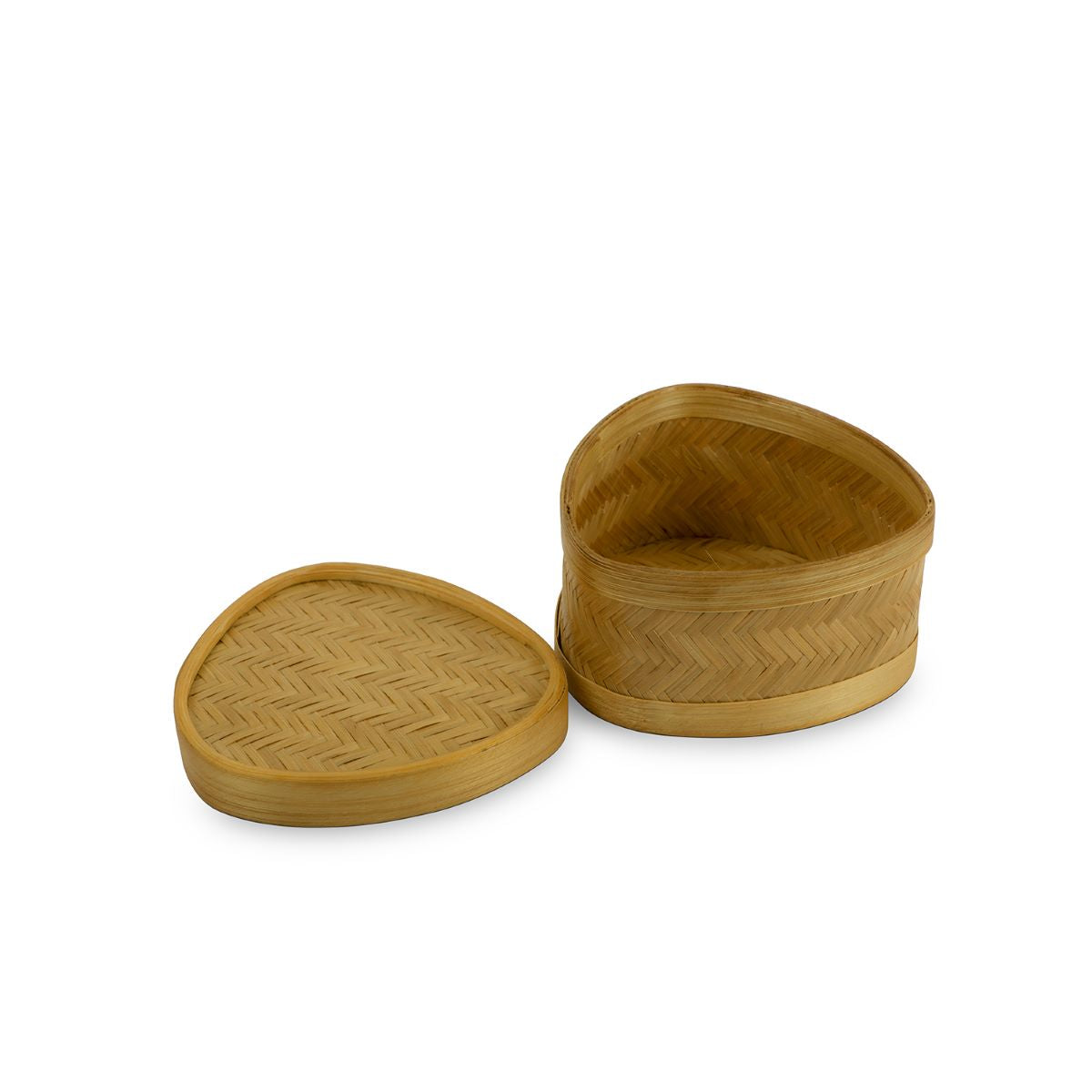 Bamboo Handmade Multipurpose Box (Set Of 3)