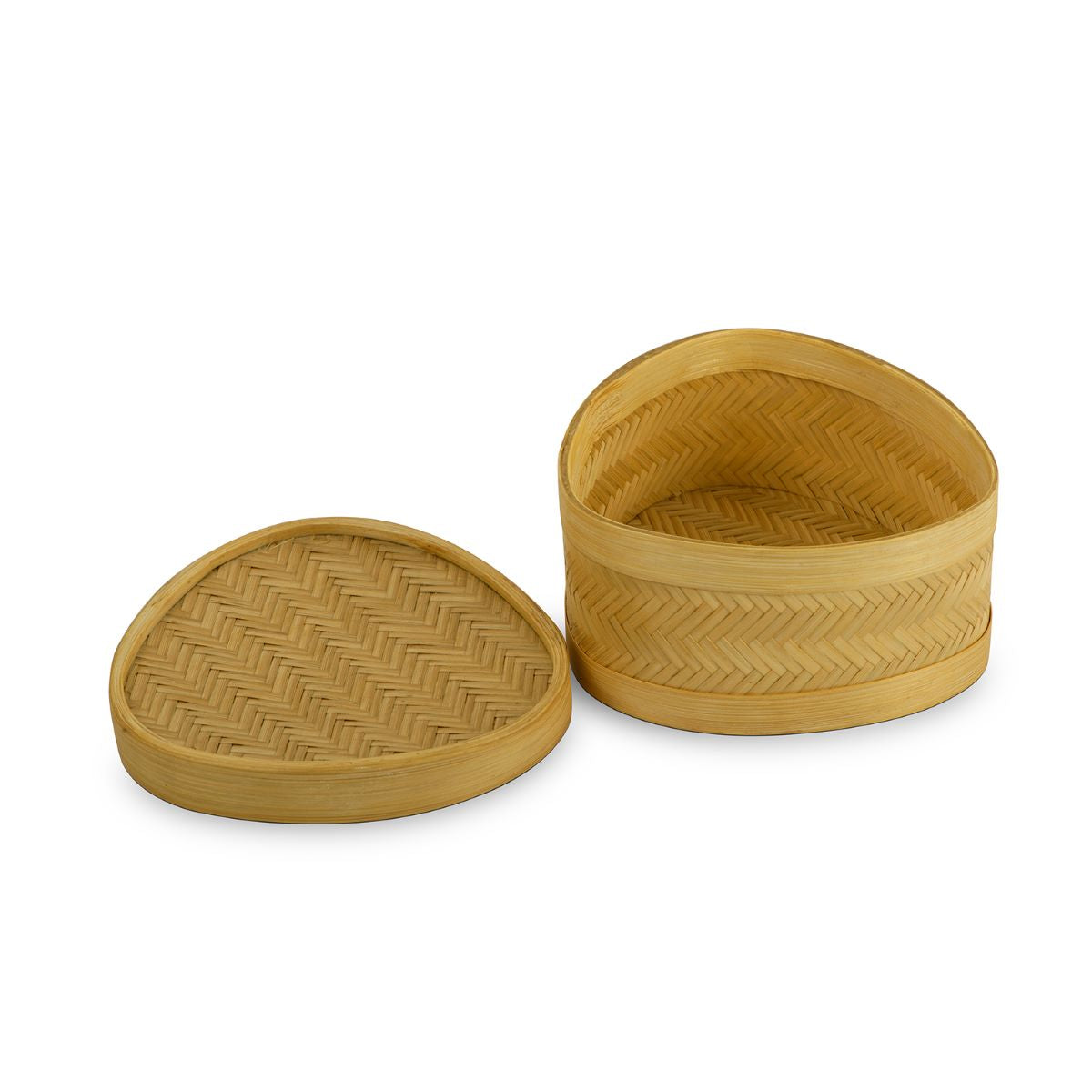 Bamboo Handmade Multipurpose Box (Set Of 3)