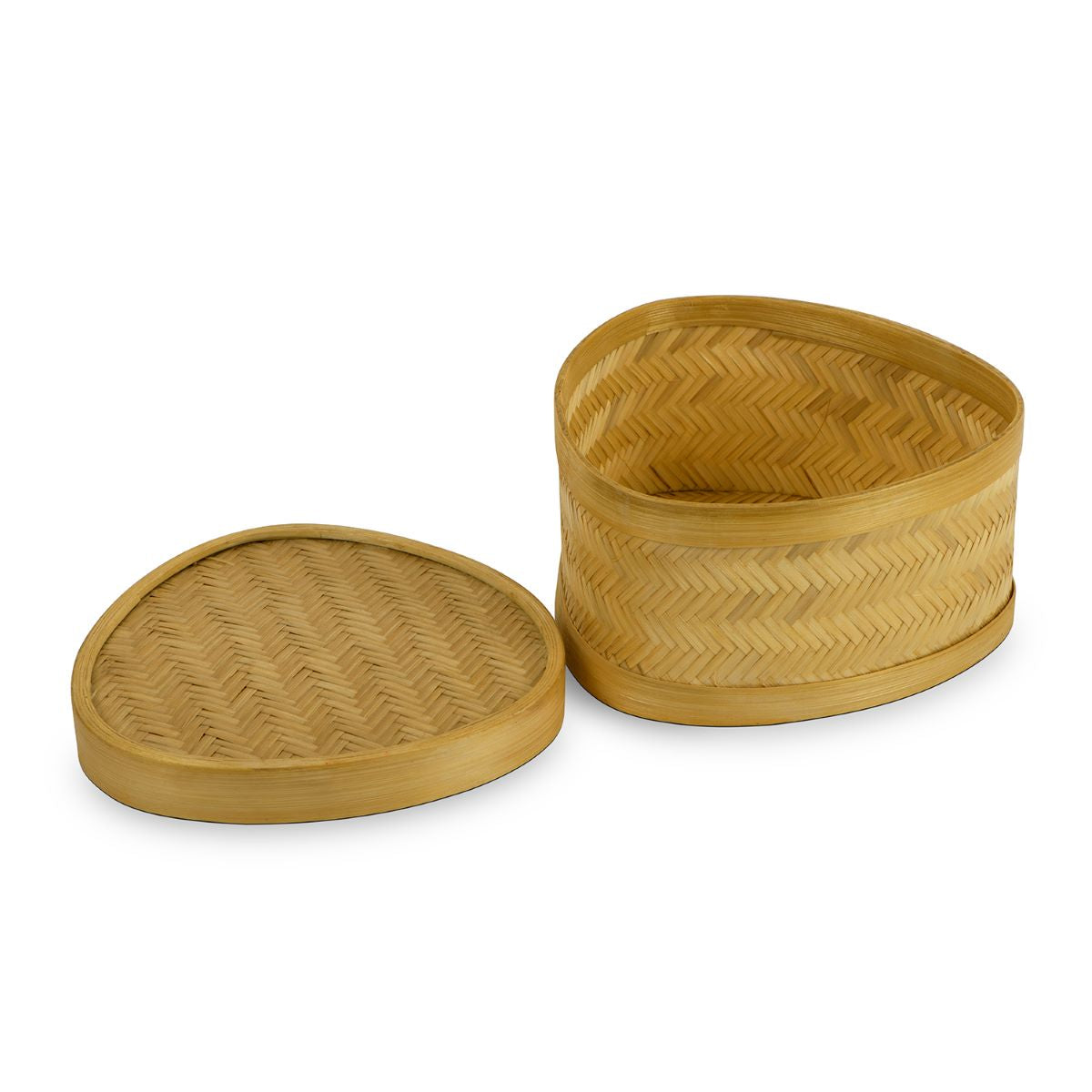Bamboo Handmade Multipurpose Box (Set Of 3)