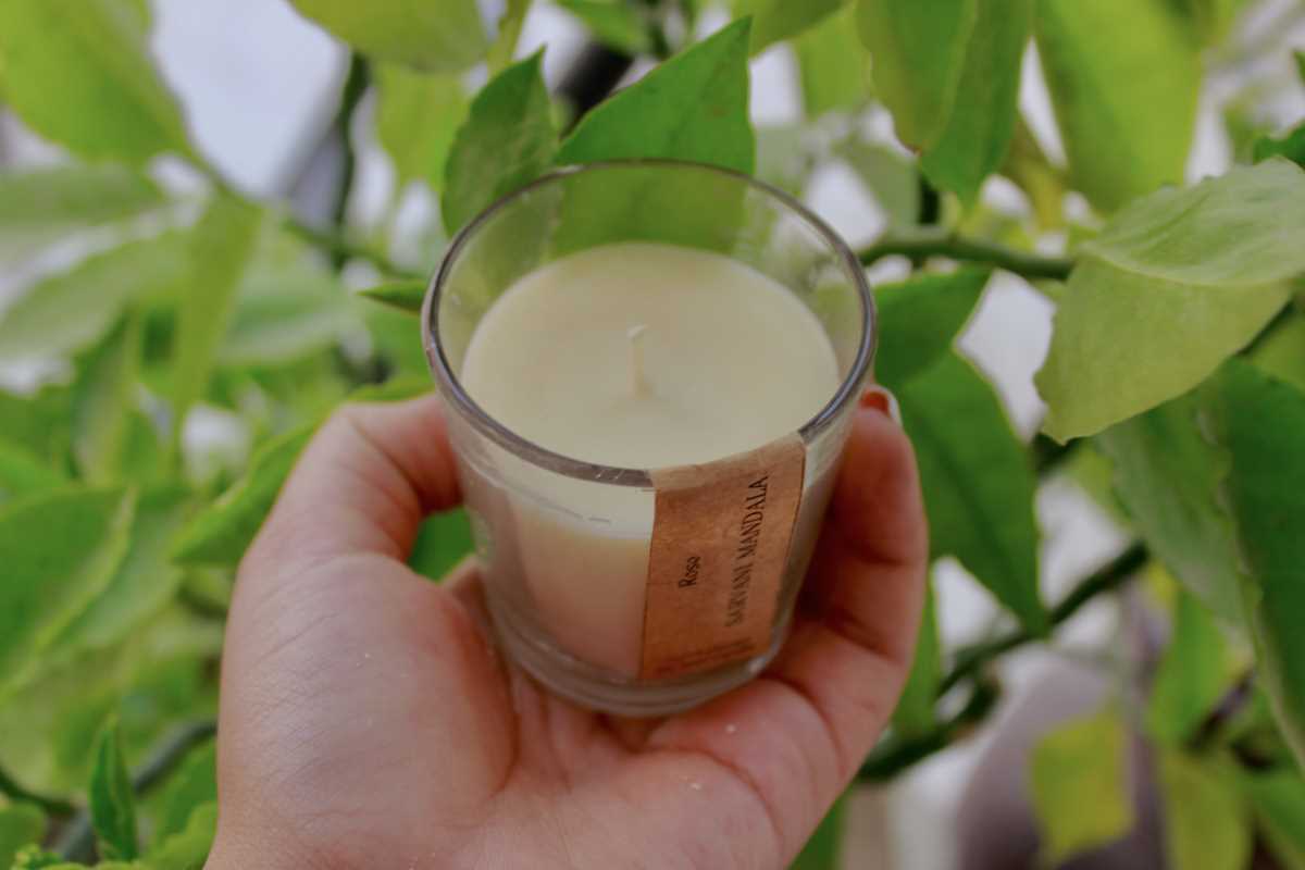 Glass Tea Light Container Candle (Set Of 3)