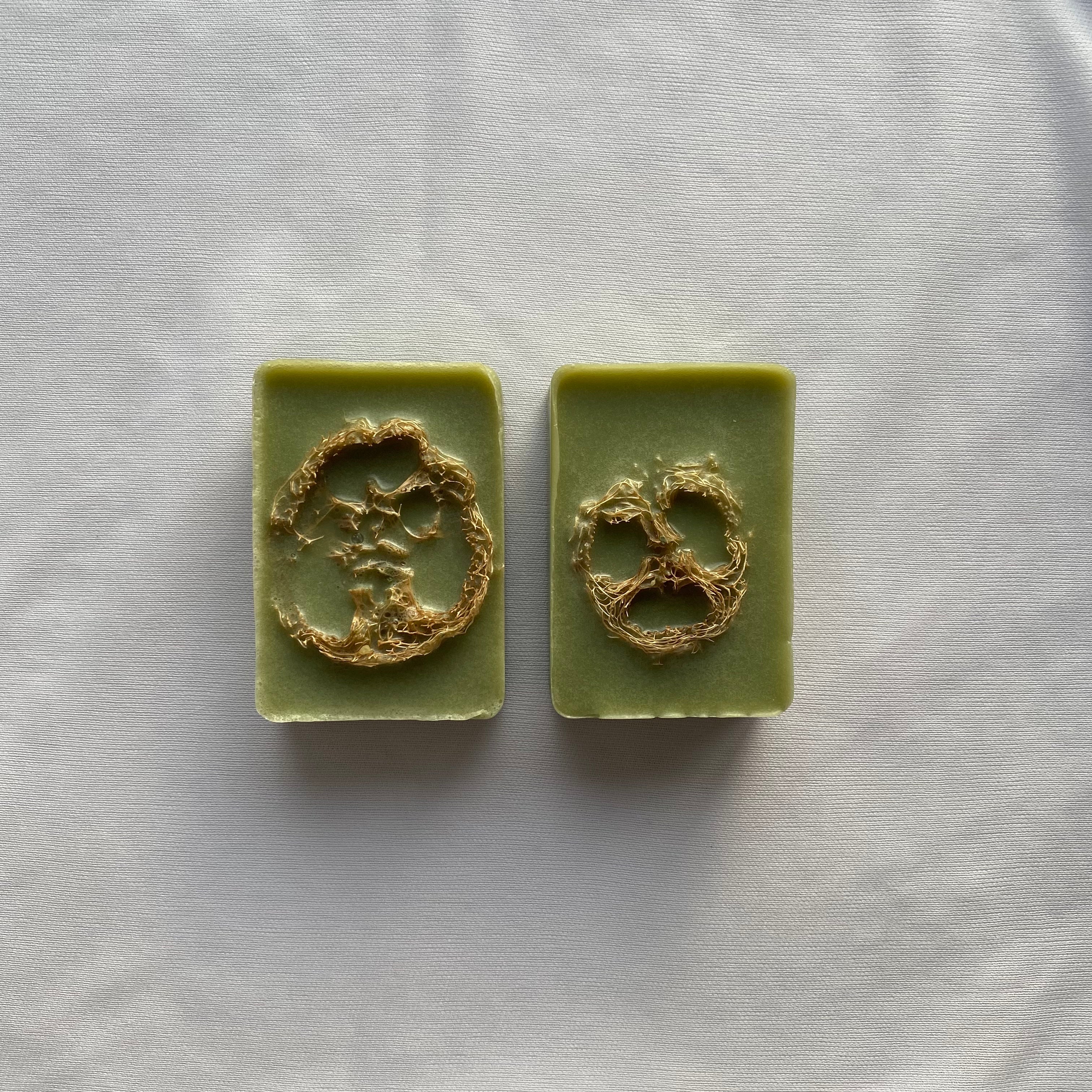 Green Clay Luffa Bar Soap