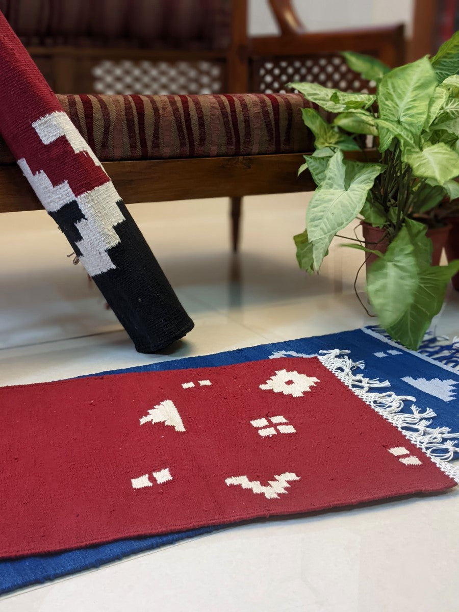 Handmade Starry Red Runner