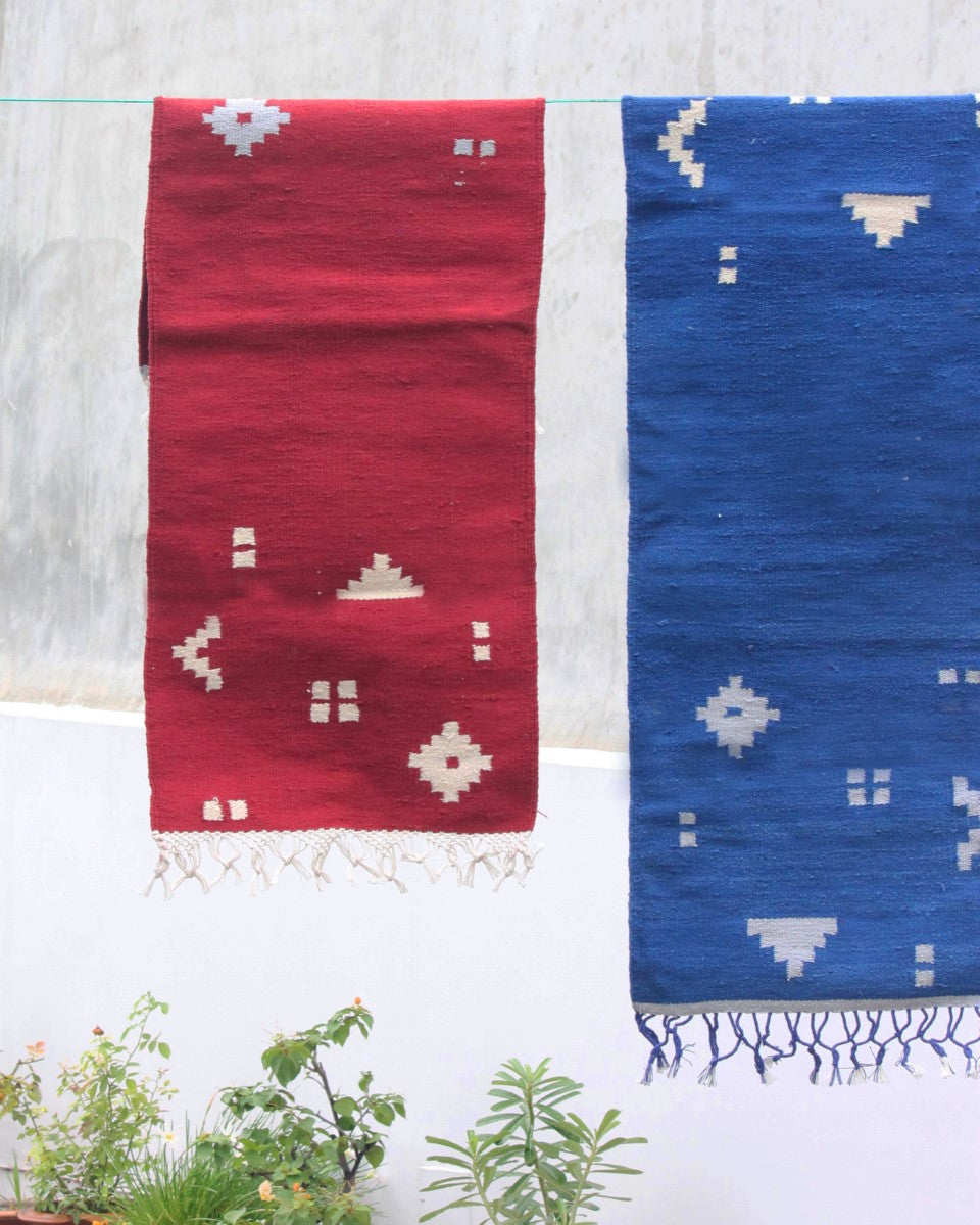 Handmade Starry Red Runner