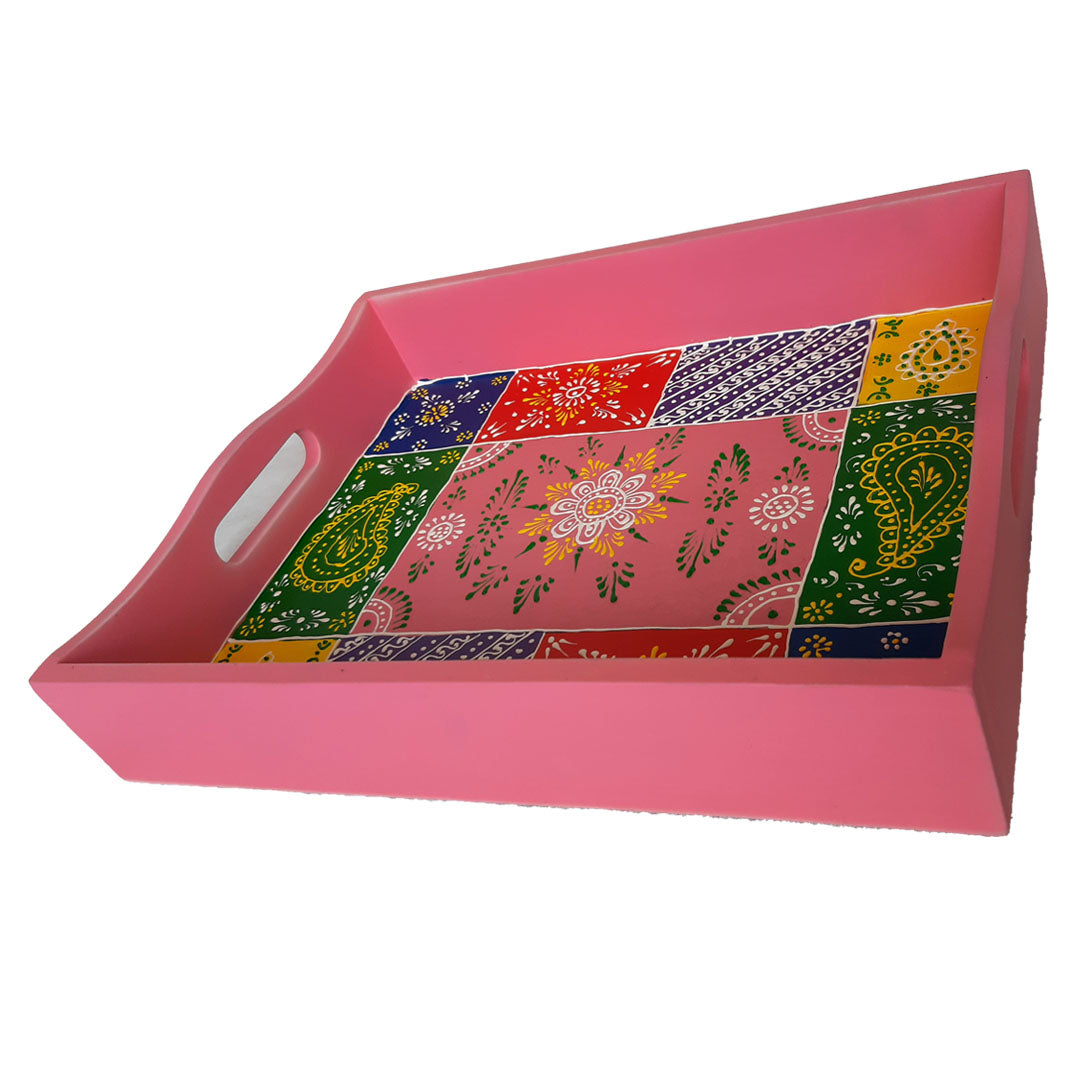 Hand Painted Wooden Tray