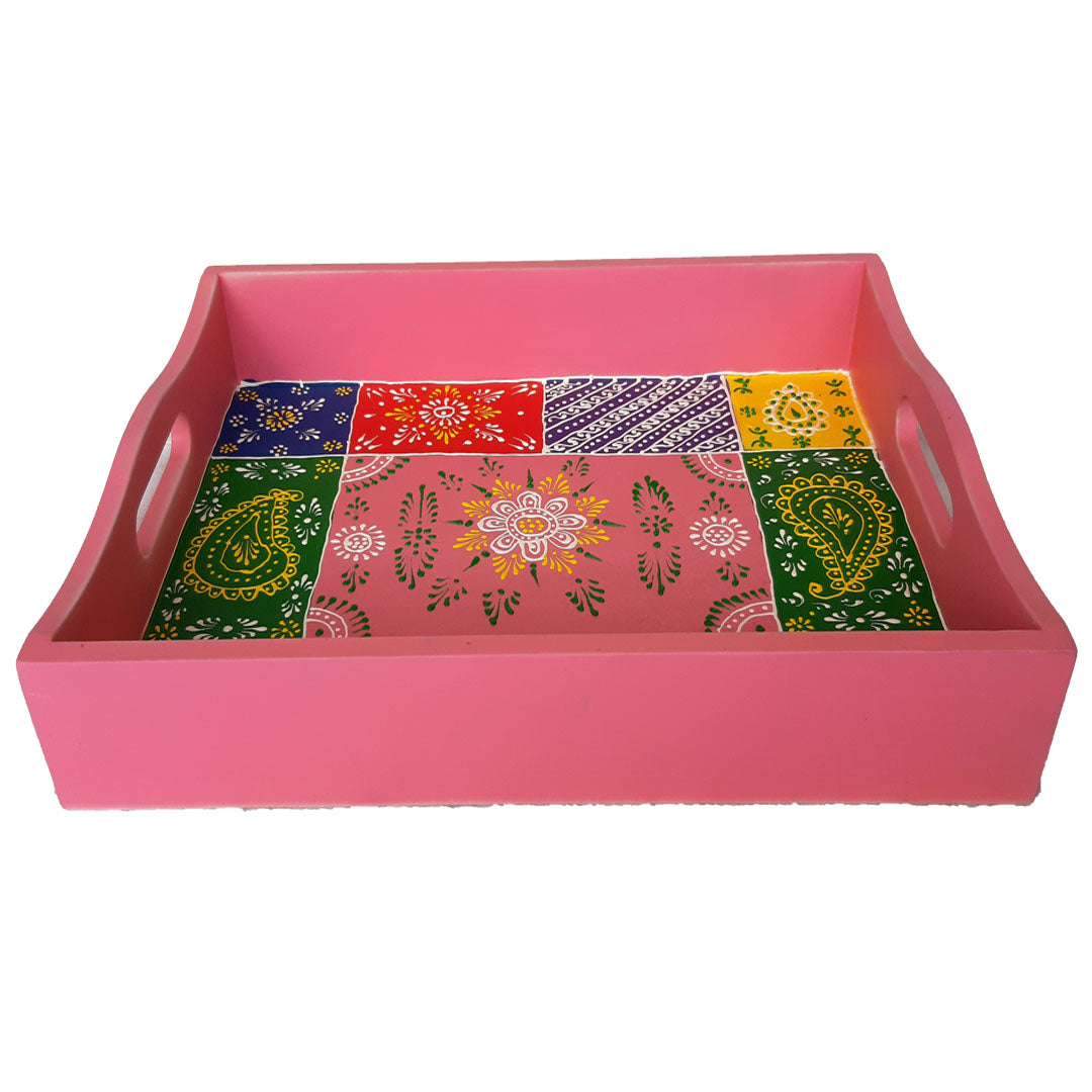 Hand Painted Wooden Tray