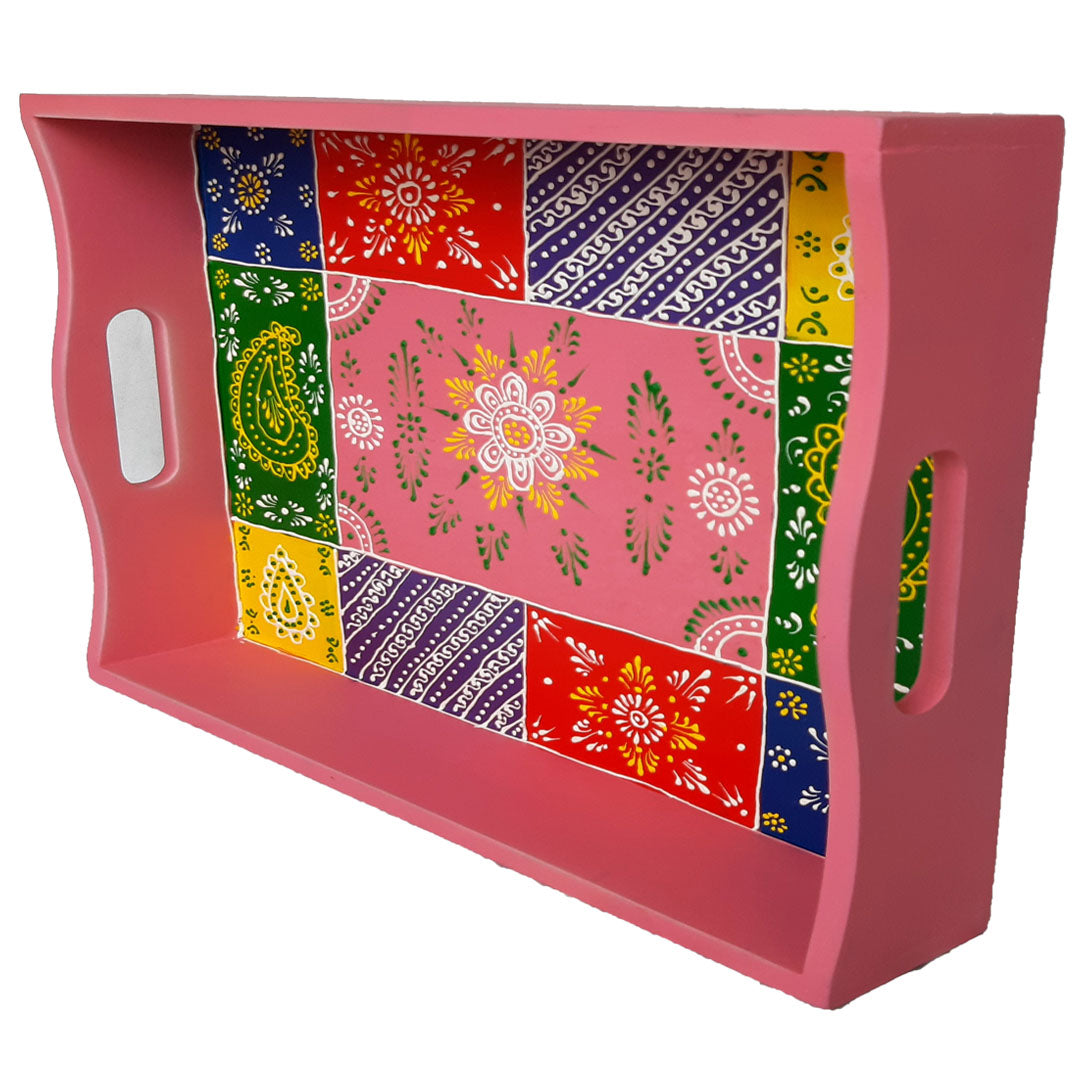Hand Painted Wooden Tray