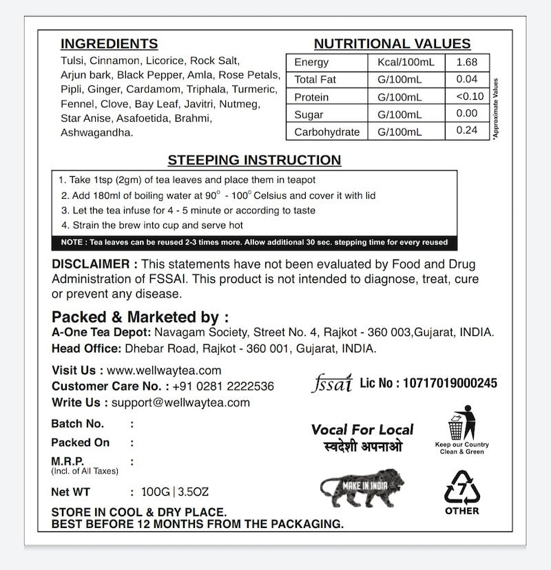Herbal Delight Health Boosting Tea