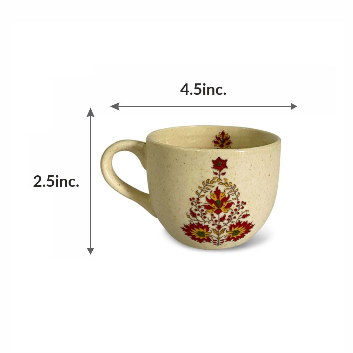 Indo-Arabic Cup with Saucer (Set of 6)