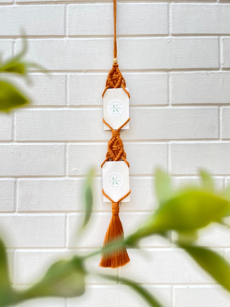Handcrafted Knotted Natural Macrame Cotton Hanging Photoframe  FOR POLOROID PICTURES