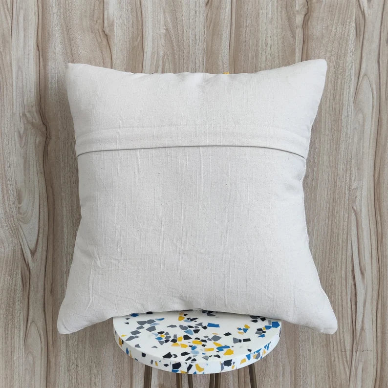Cute Santa Claus Hand Embroidered Cushion Cover