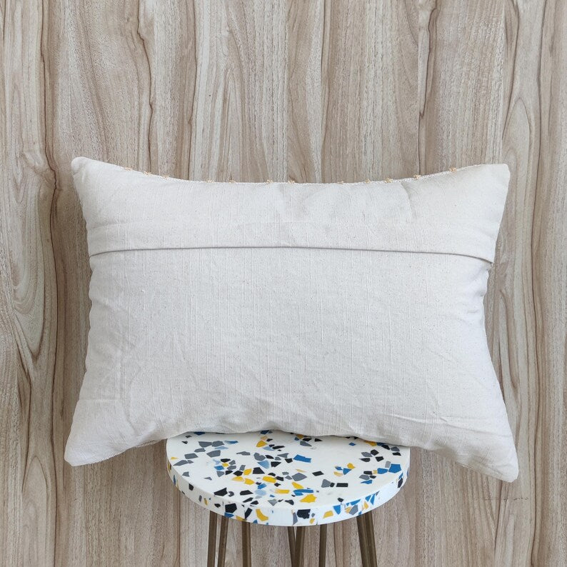 Christmas Hand Embroidered Lumbar Cushion Cover