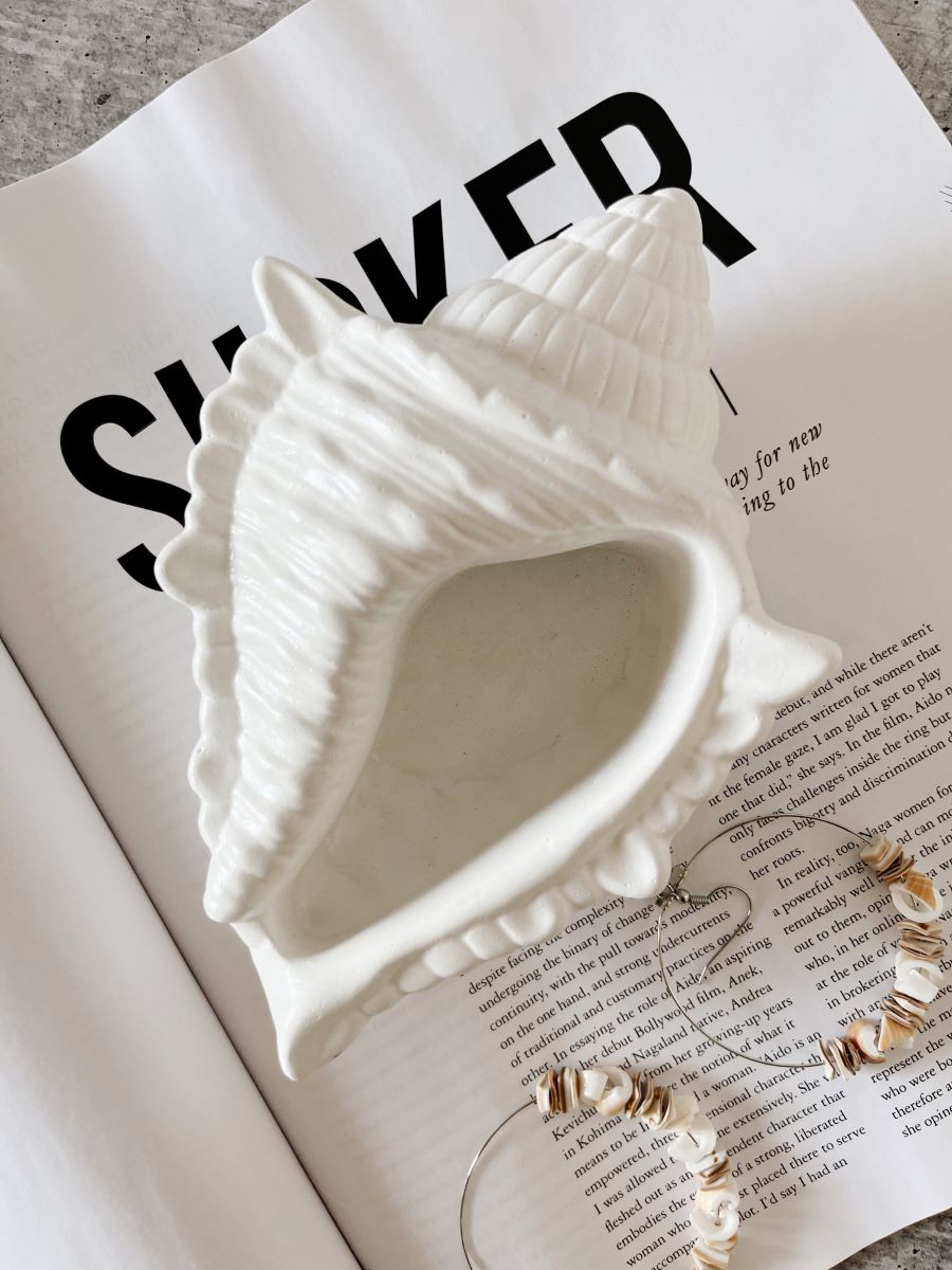 Handmade Concrete Conch