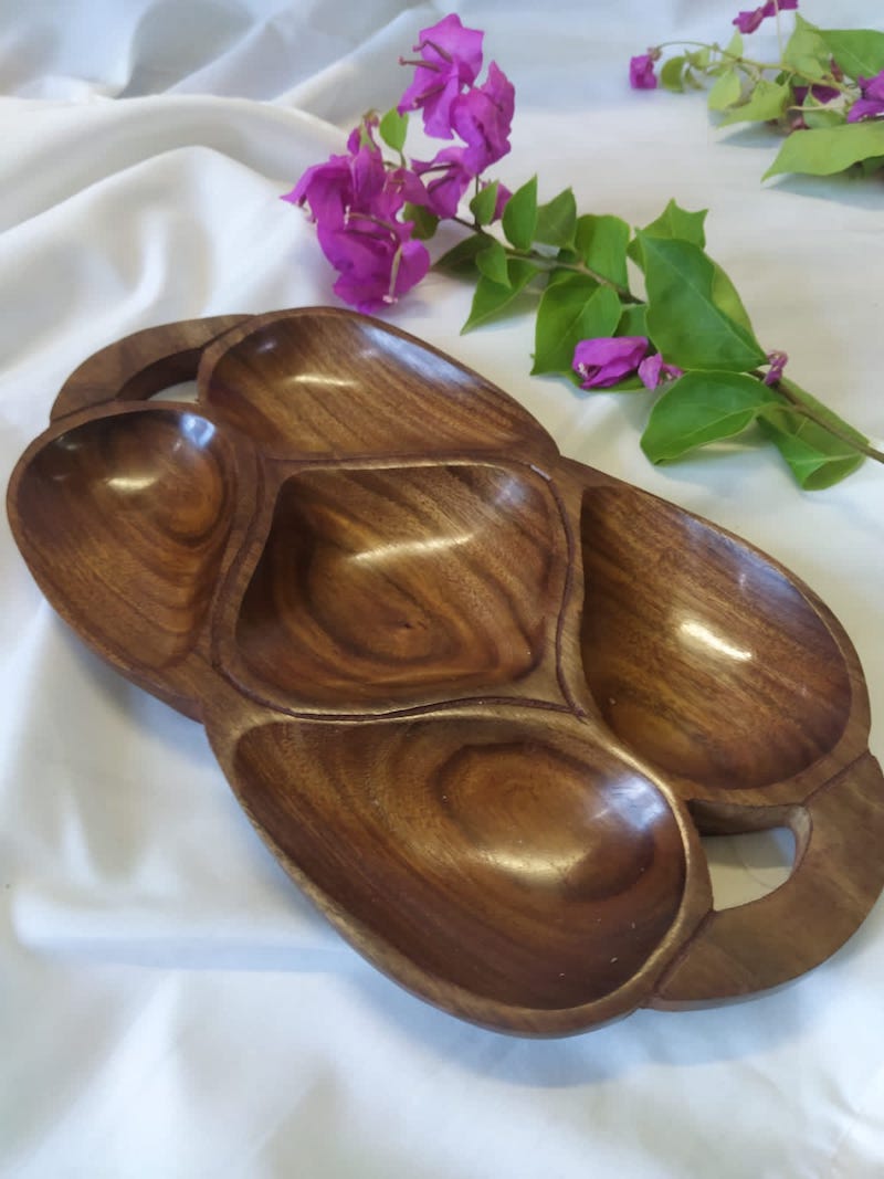 Wooden Dry Fruit Platter