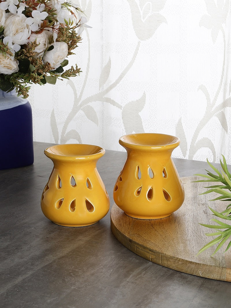 Candle Operated Aroma Diffuser with Tea Lights (Pack of 2)
