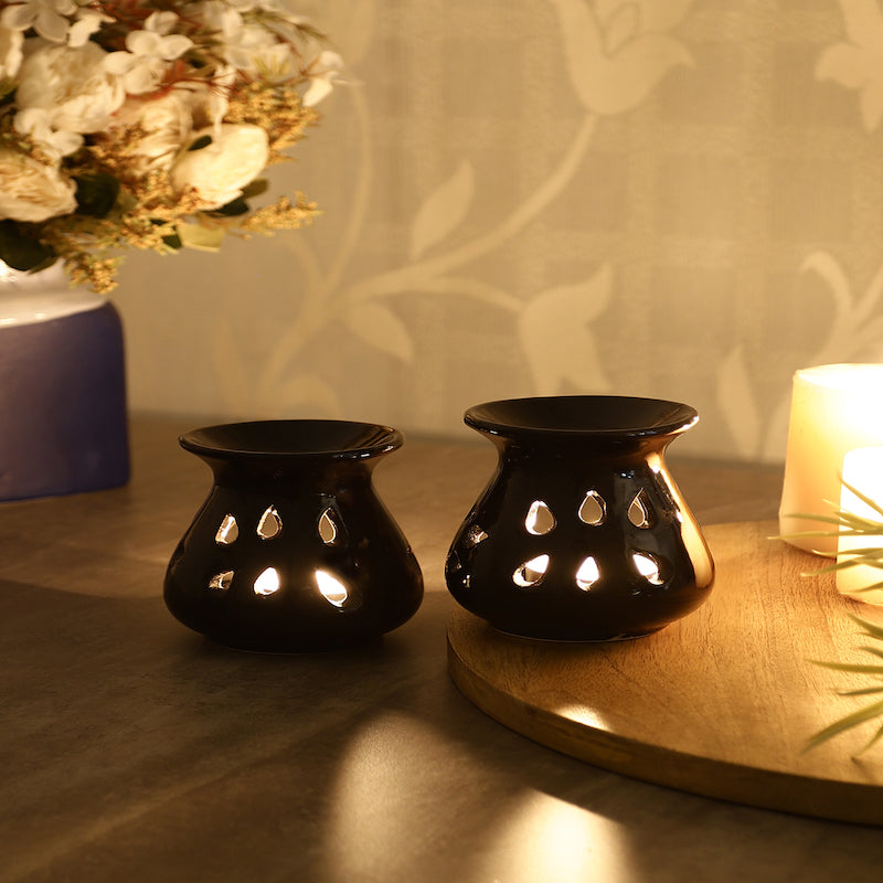 Candle Operated Aroma Diffuser with Tea Lights (Pack of 2)