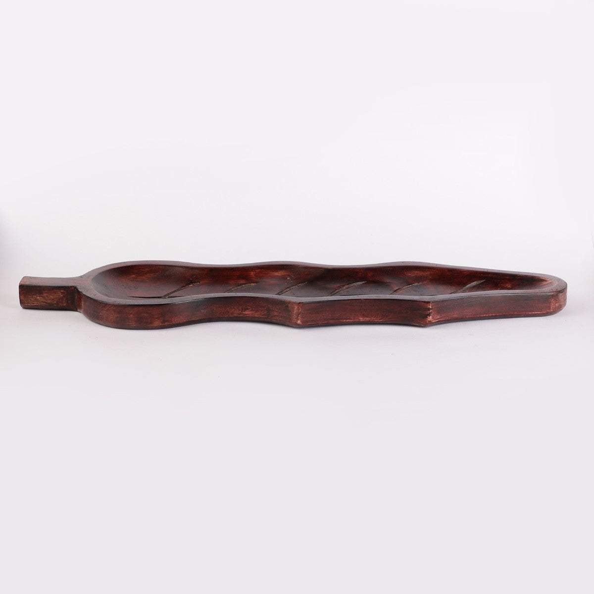 Leaf Shaped Wooden Serving Platter
