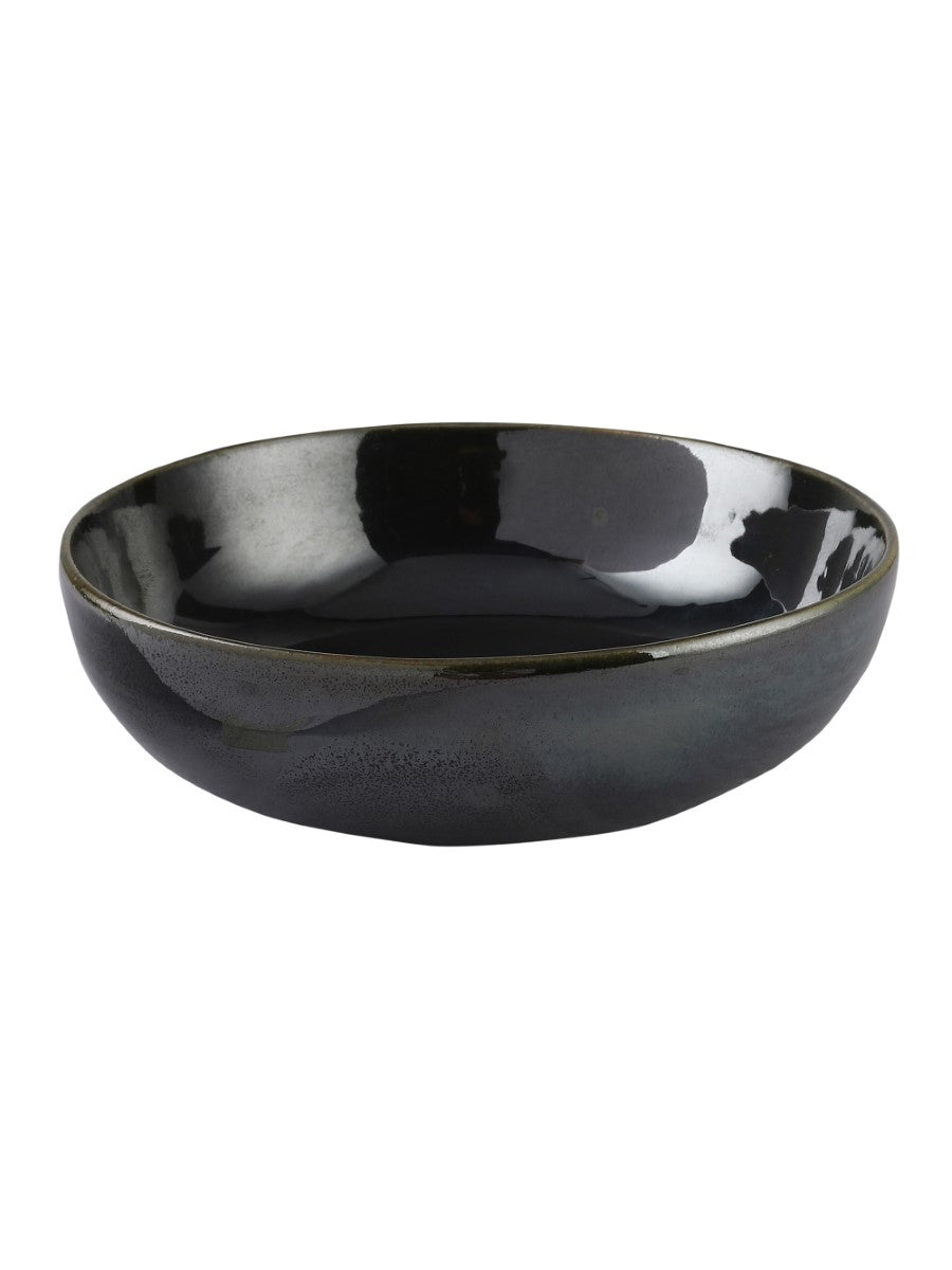 Large Ceramic Stoneware Bowls (Set of 2)