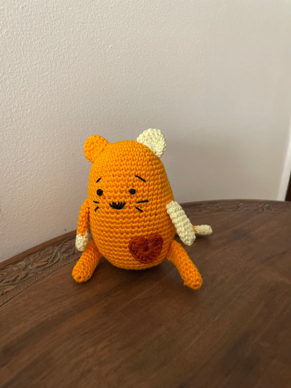 Orange Handmade Funny Cat