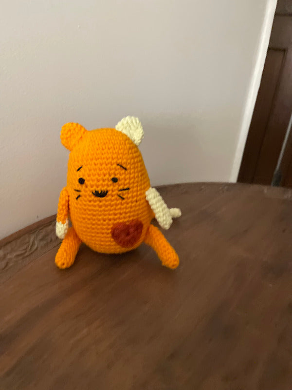 Orange Handmade Funny Cat