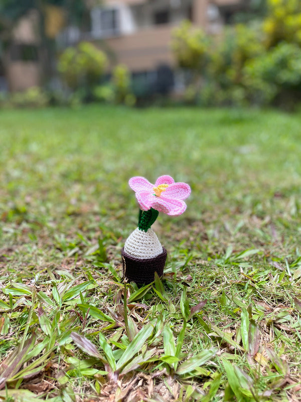 Handmade Cotton Pink Lily