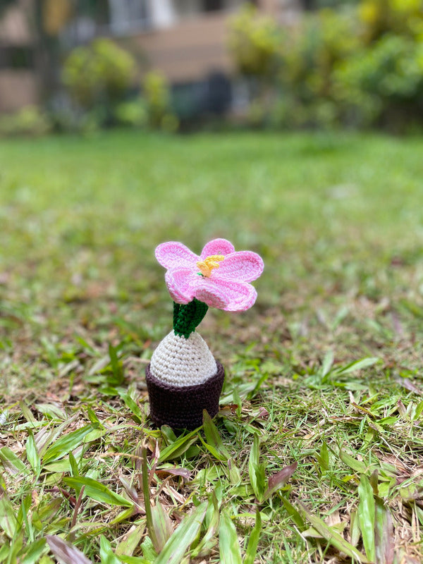 Handmade Cotton Pink Lily
