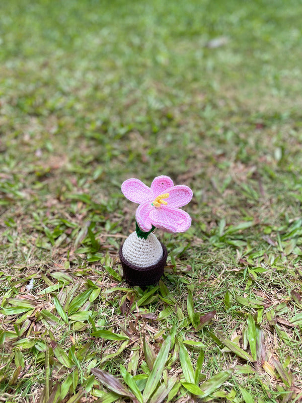 Handmade Cotton Pink Lily
