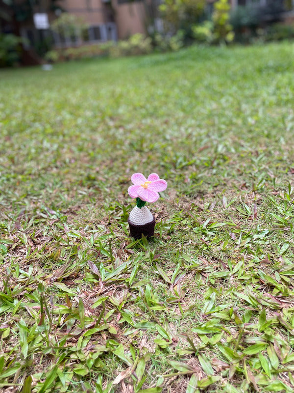 Handmade Cotton Pink Lily