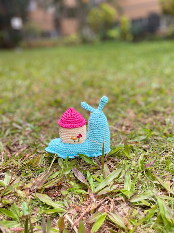 Handmade Cotton Snail House
