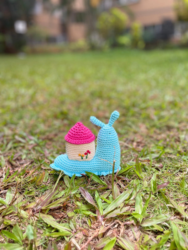 Handmade Cotton Snail House