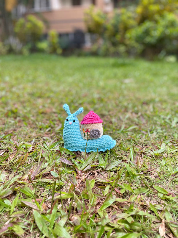 Handmade Cotton Snail House