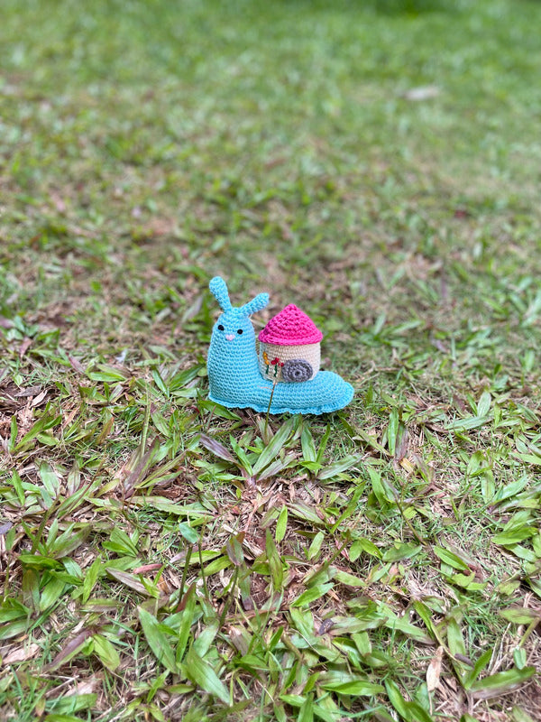 Handmade Cotton Snail House