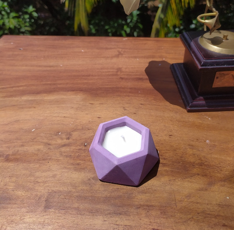 Purple Lavender Fragrance Candle Jars (Set of 2)