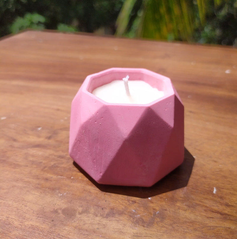 Pink Rose Fragrance Candle Jars (Set of 2)