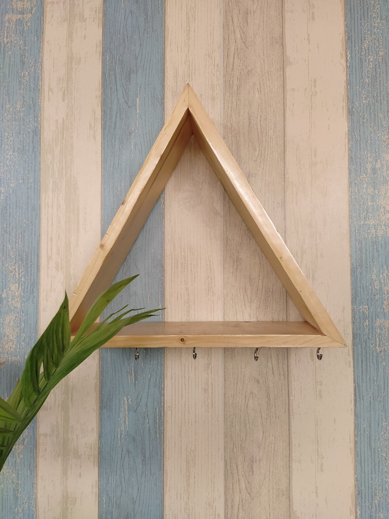 Keyholder cum Floating Wall Shelf (Set of 2)