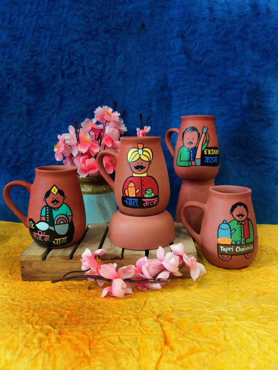 Terracotta Chaiwala Mug (Set of 4)