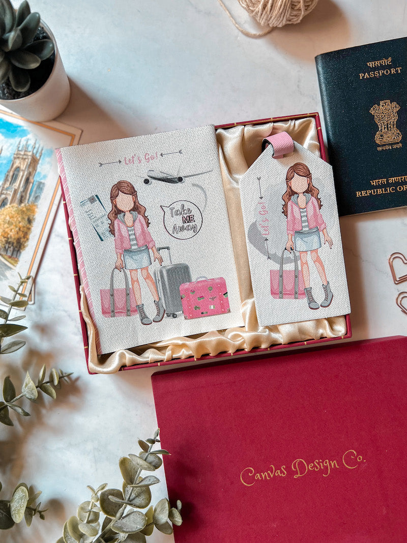 Traveller Chic "Her" Passport Cover + Luggage Tag