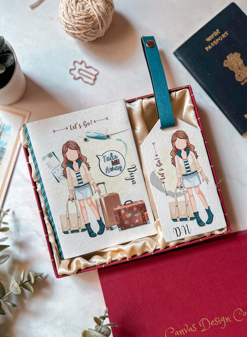 Traveller Chic "Her" Passport Cover + Luggage Tag
