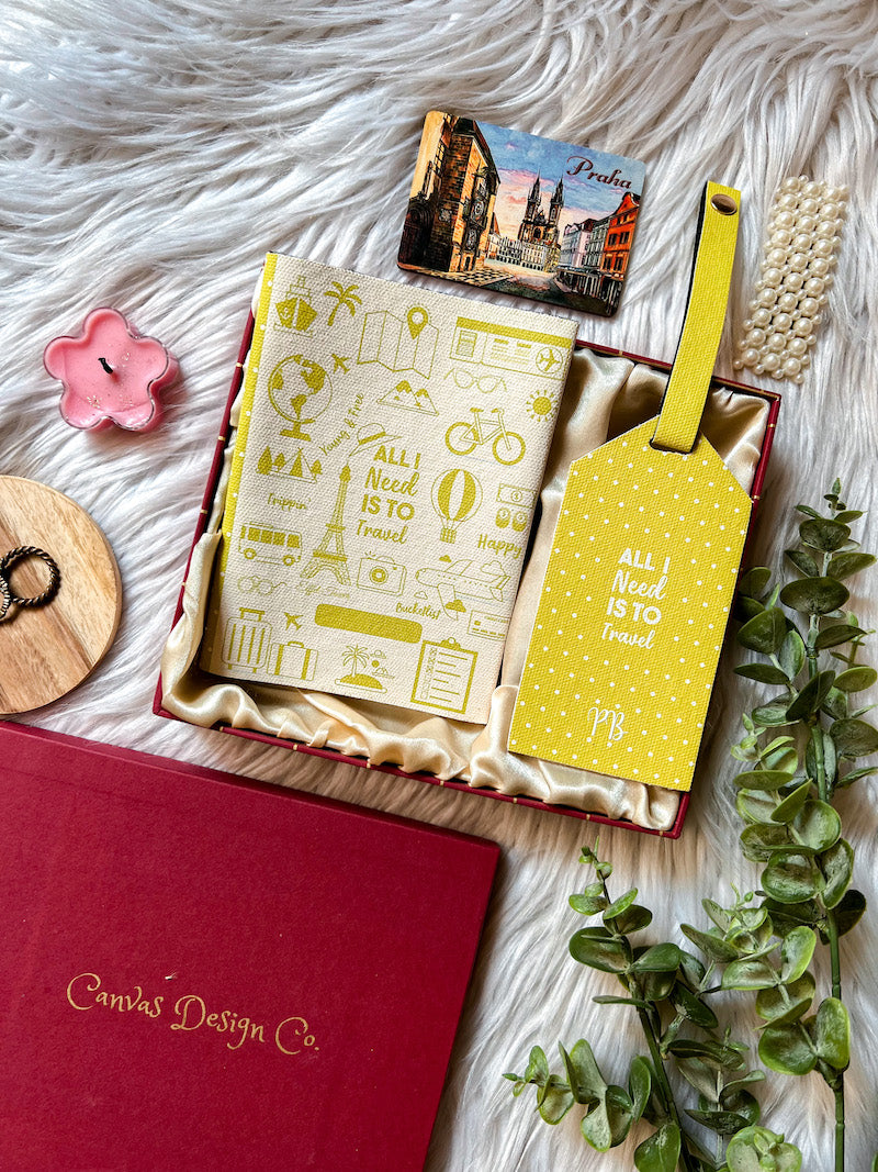All I Need Is Travel Passport Cover + Luggage Tag