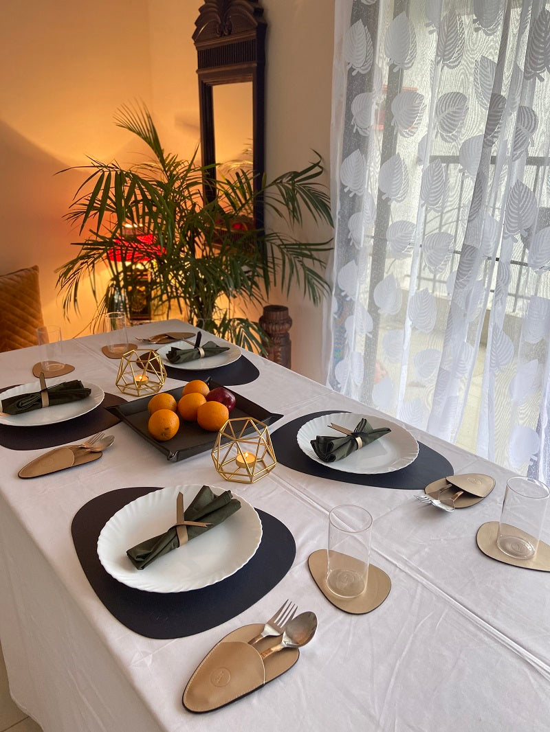 Sassoon Blue Reversible Dinner Set Mat (Set of 2)