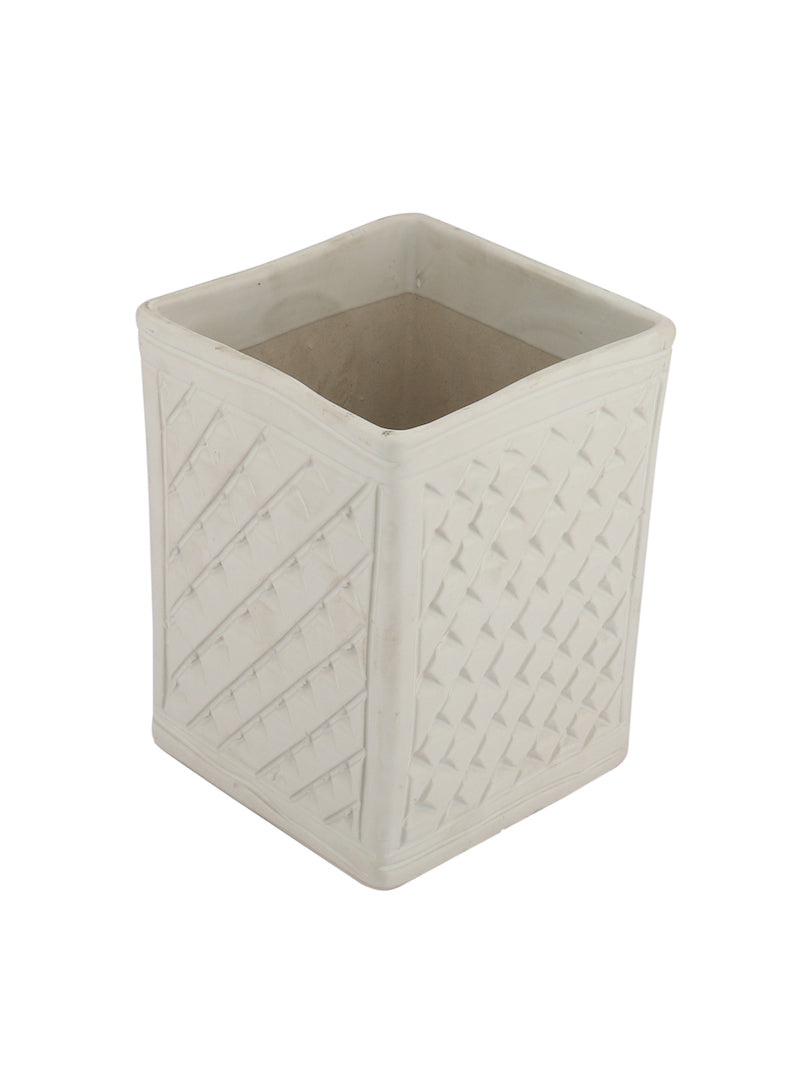 Ceramic White Handmade Pot