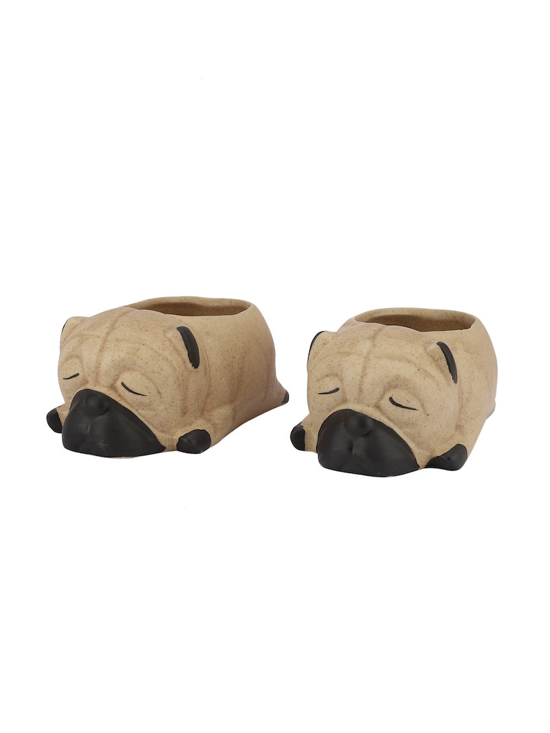 Brown Puppy Decorative Indoor Planters