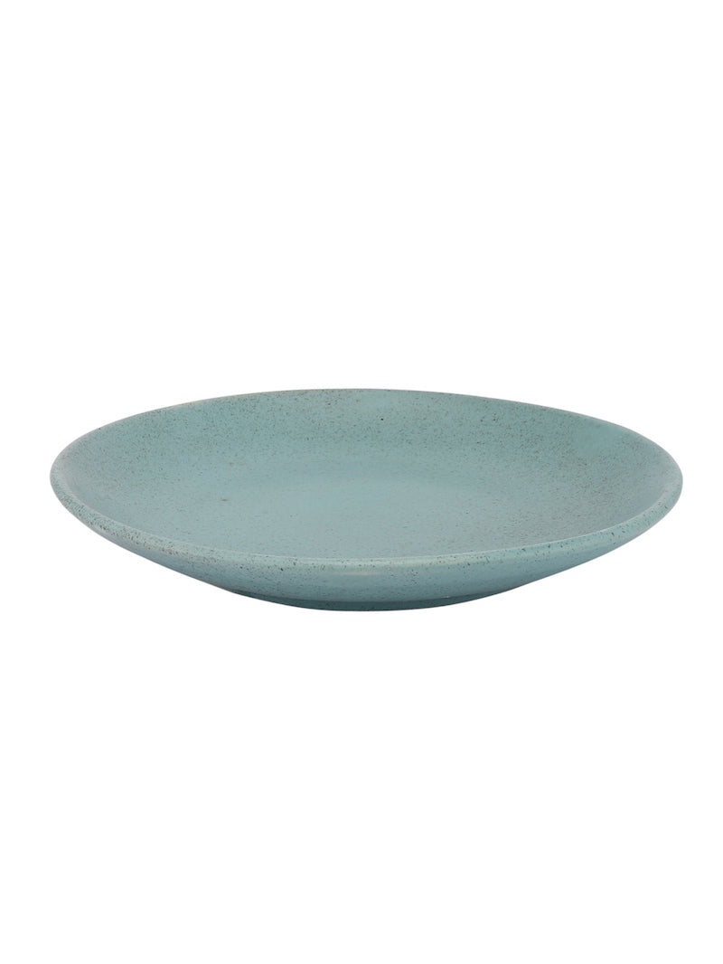 Turquoise Blue Ceramic Quarter Plates (Set of 4)