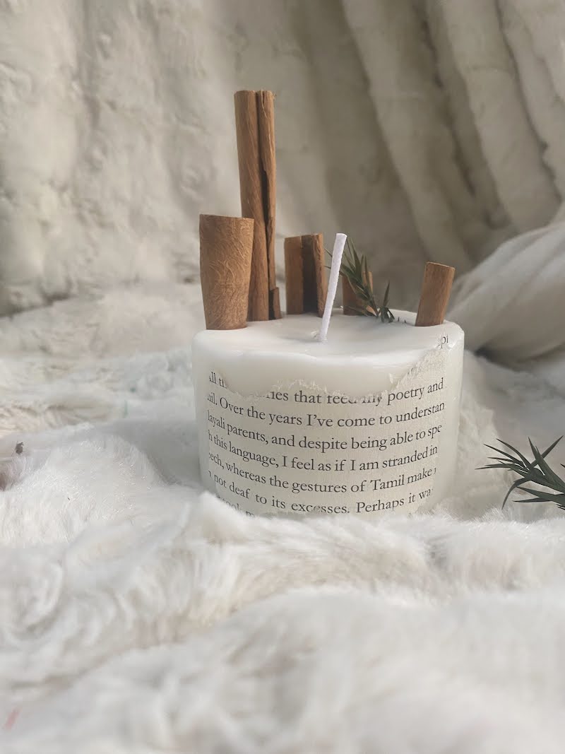 Cinnamon Pillar Soy Wax Candle