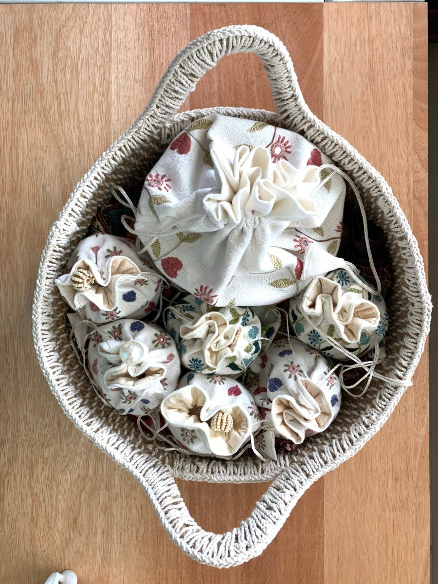 Handstitched Gift Bag/Jewelry Bag