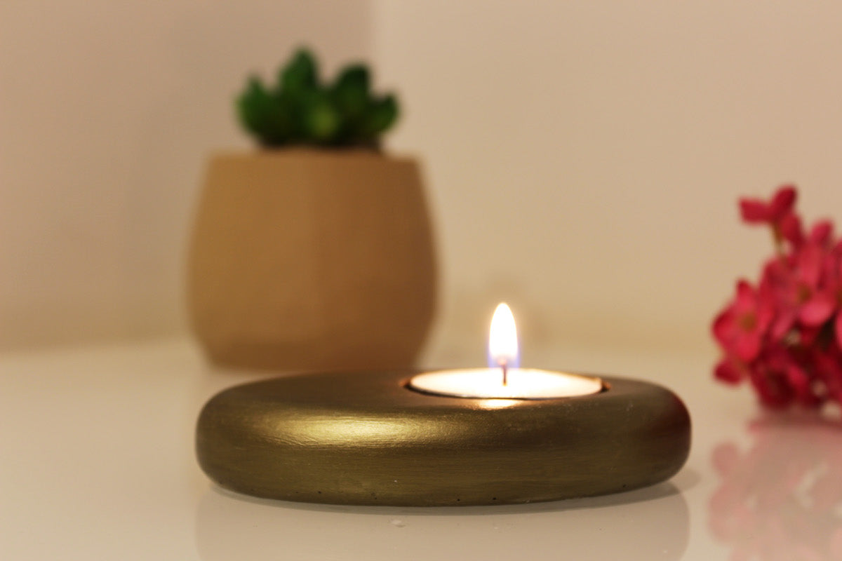 Pebble Tealight Holders (Set of 2)