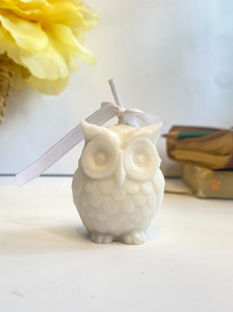 The Good Omen Owl Shaped Candle