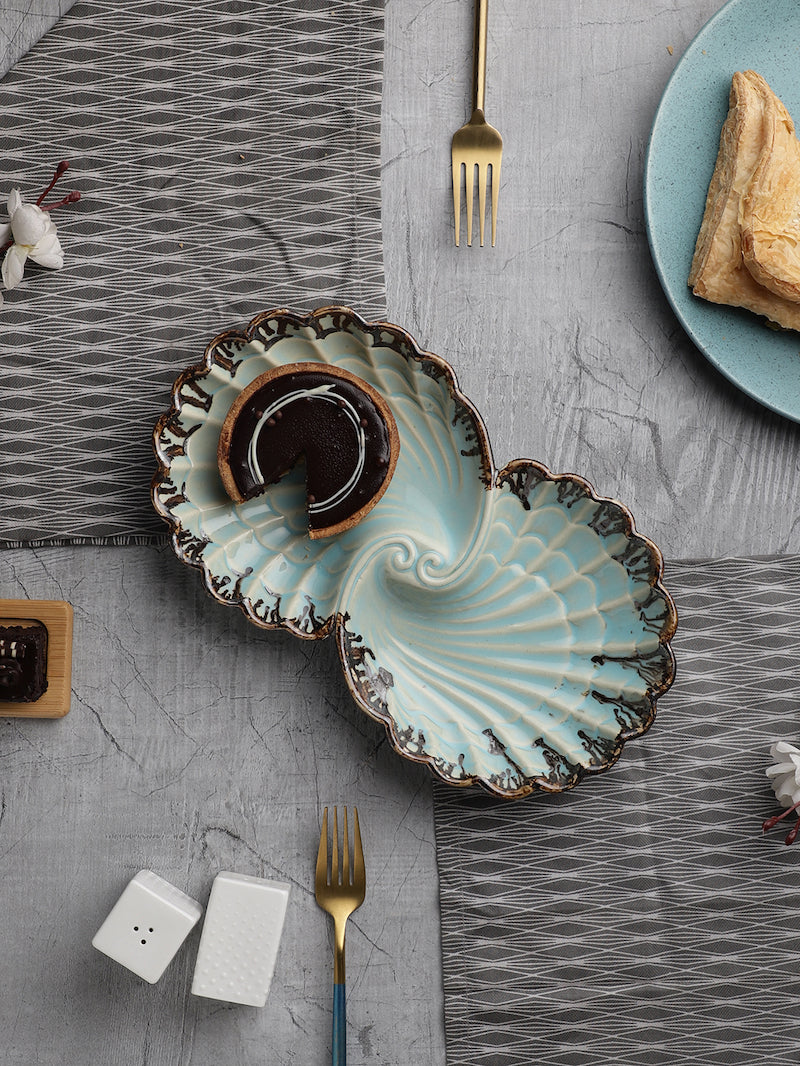 Green Wings Platter with Drip Look