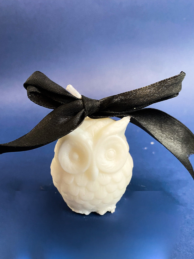 The Good Omen Owl Shaped Candle